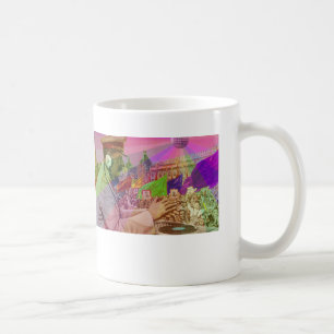 Café Taza de Stalin del arco iris de DJ
