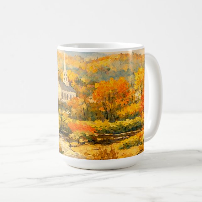 Café Taza de Stowe Vermont (Anverso derecho)