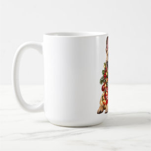 Café Taza de suéter de Navidad divertida de Pug