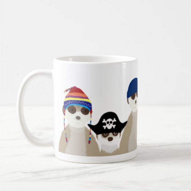 Café Taza de suricatas (Izquierda)