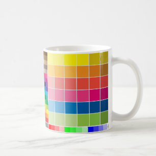 Café Taza de Swatch del color