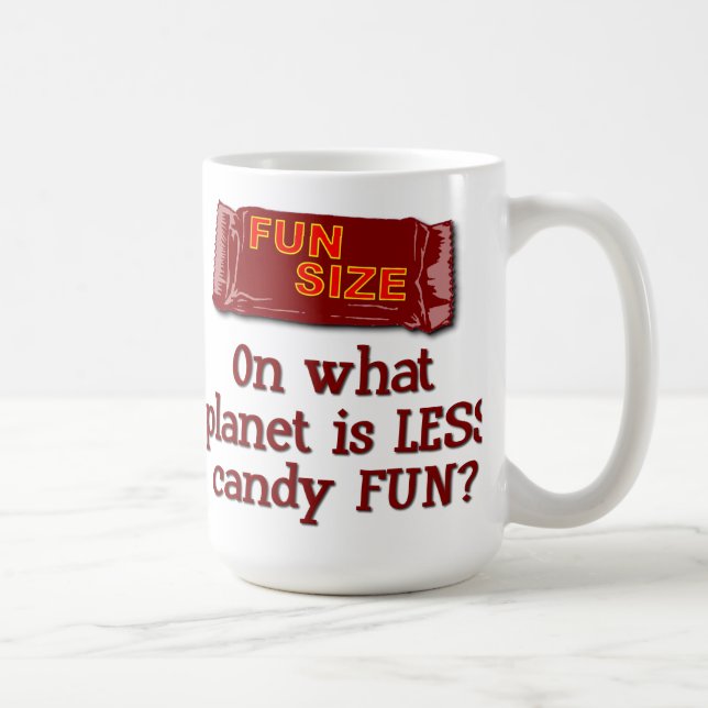 Café Taza de tamaño divertido (Derecha)