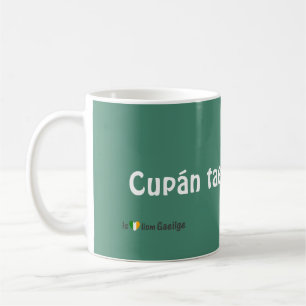 Café Taza de taza de la lengua de Gaeilge del irlandés
