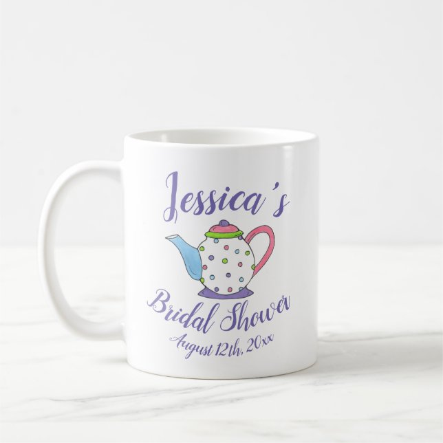 Café Taza de té de lunares Fiesta del Té Tardío Despedi (Izquierda)