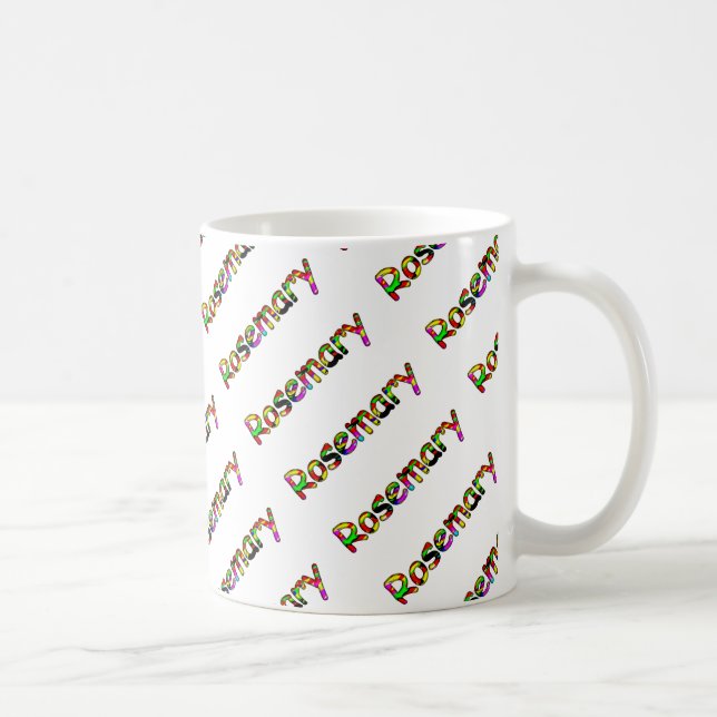 Café Taza de Té de Romero Personalizada (Derecha)