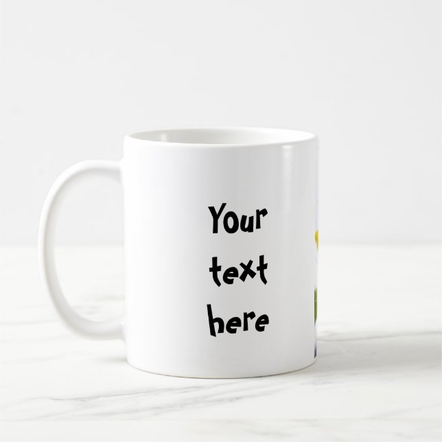 Café Taza de té inglés de girasol ... (Izquierda)