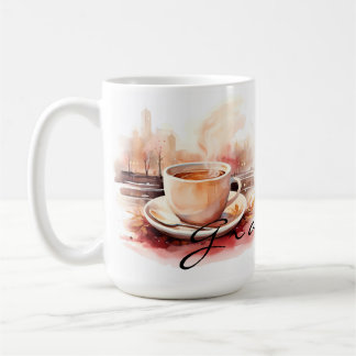 Café Taza de té para abuela | Nombre personalizado y di