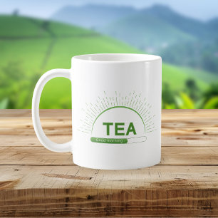 Café Taza De Té Verde Buen Día Para Amantes Del Té