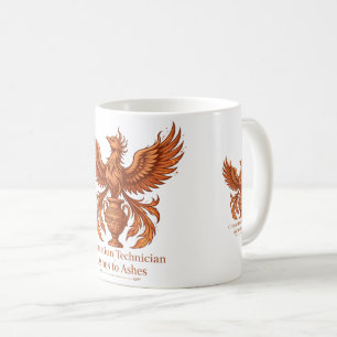 Café Taza de Técnico de Cremación Cenizas a Cenizas
