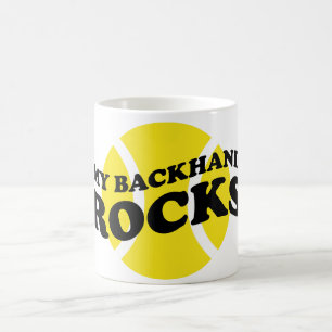 Café Taza de tenis regalo con lema divertido que dice