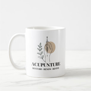Café Taza de Terapia de Acupuntura Restaurar Renovar Re