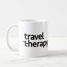 Café Taza de terapia de viaje | Taza de viaje