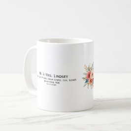 Café Taza de terracota moderna elegante minimalista sim