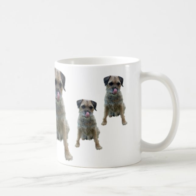 Café Taza de Terrier de frontera (Derecha)