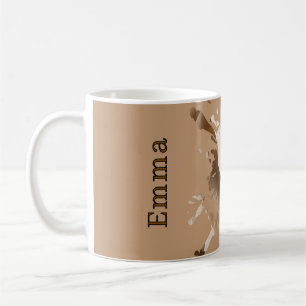 Café Taza de textura de papel abstracto beige - Monogra