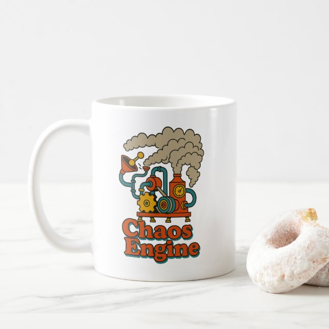 Café Taza de The Chaos Engine (Con donut)