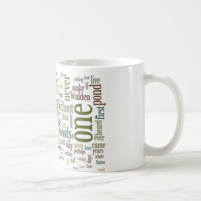 Café Taza de Thoreau Walden (Derecha)