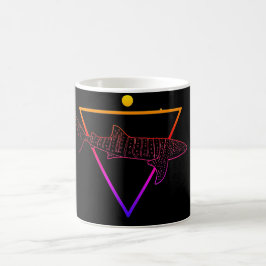 Café Taza de tiburón ballena invertido
