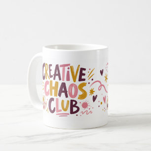 Café Taza de tipografía expresiva del Creative Chaos Cl