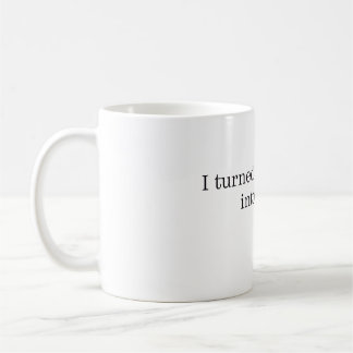 Café Taza de trabajo con diseño divertido sobre product