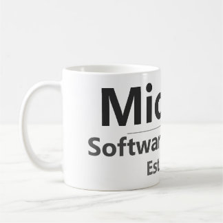 Café Taza de trabajo personalizada – Nombre y cargo per