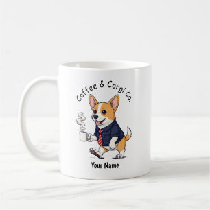 Café Taza de traje de negocios divertido Pembroke Welsh
