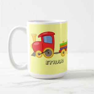 Café Taza de tren personalizada para niños