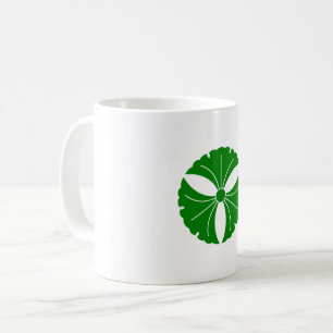 Café Taza de tres hojas de ginkgo
