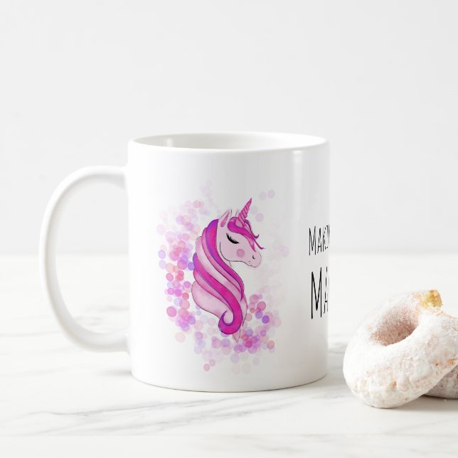 Café Taza de Unicornio (Con donut)