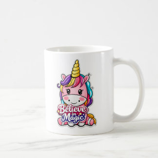 Café Taza de Unicornio "Cree en la Magia"
