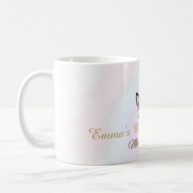 Café Taza de unicornio personalizada (Izquierda)