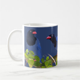 Café Taza de Urraca Azul