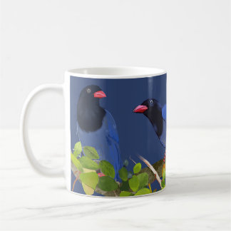 Café Taza de Urraca Azul