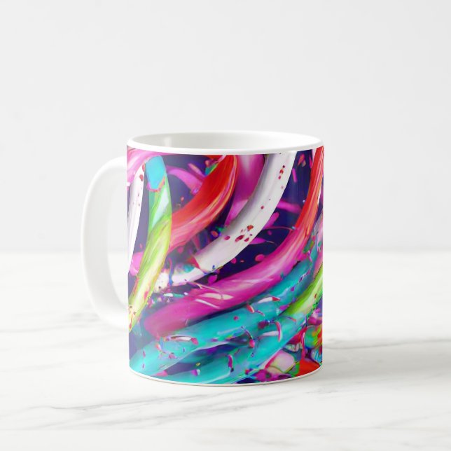 Café Taza de vacaciones de caramelo de Navidad (Anverso izquierdo)