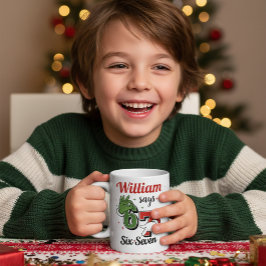 Café Taza de vacaciones de moda 6-7 - Regalo personaliz