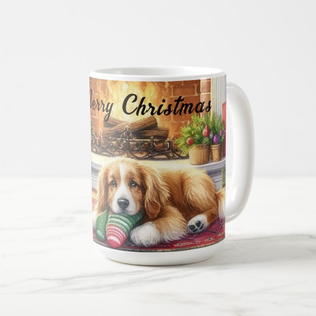 Café Taza de vacaciones de Navidad para perro (Anverso derecho)
