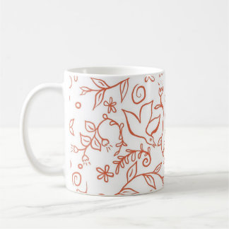 Café Taza de vacaciones en el jardín