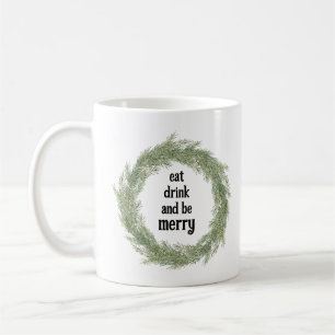 Café Taza de vacaciones para comer, beber y divertirse