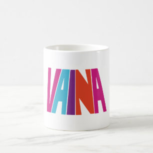 Café Taza de Vaina Coffe - blanco