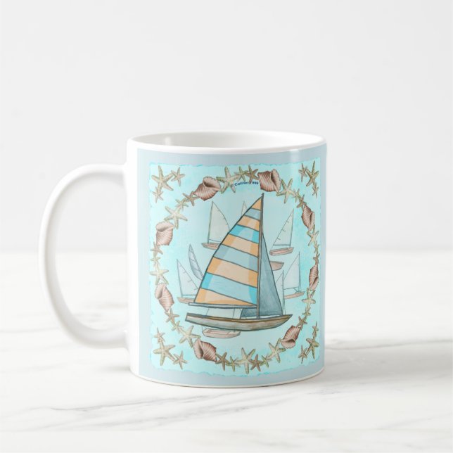 Café Taza de veleros (Izquierda)