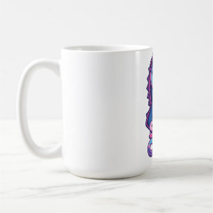 Café Taza de verano de cocodrilo retro neón Mantén la c