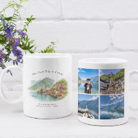Taza de viaje con foto personalizada de Hallstatt