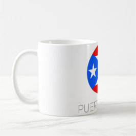 Café Taza de viaje de la bandera de Puerto Rico