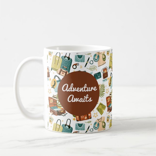 Café Taza de viaje de vacaciones (Izquierda)