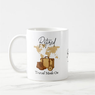 Café Taza de viaje para regalo de jubilación para viaje