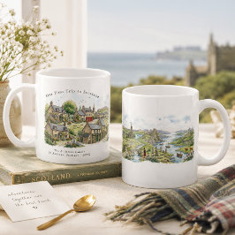Café Taza de viaje personalizada de Escocia