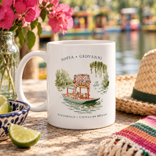 Café Taza de viaje personalizada Xochimilco México