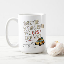 Café Taza de viaje por ruta panorámica