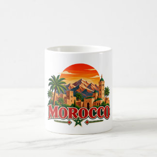 Café Taza de viaje Vintage Marruecos - Kasbah marroquí