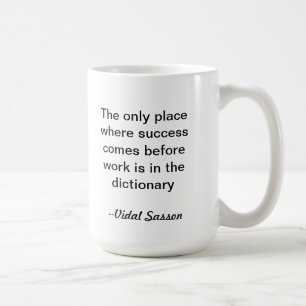 Café Taza de Vidal Sasson que cita Entrepeneurship